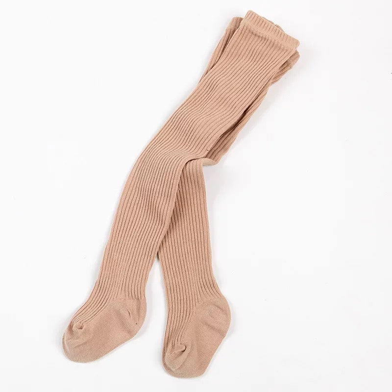 Ribbed Tights Oat