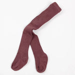 Ribbed Tights Mulberry