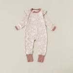 Ditsy Pink Frilly Jumpsuit