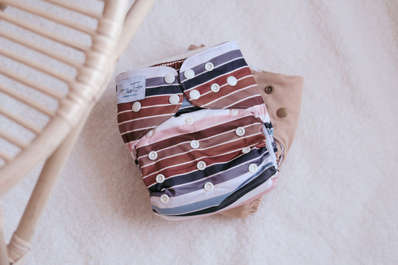 Groovy Stripes Junior Flex Cloth Nappy