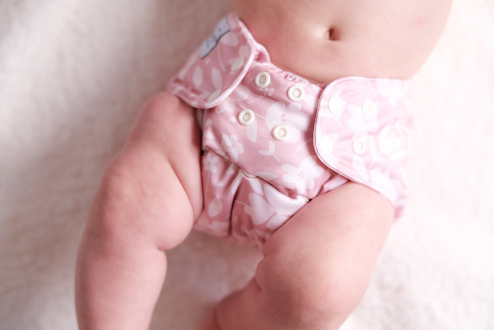 Ditsy Pink Swim Nappy