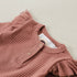 Mauve Frilly Long Sleeve Bodysuit