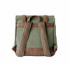 Khaki Green Nappy Backpack - Junior Tribe Co