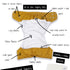 Mustard Cloth Night Nappy | Nighty Nite AIO - Junior Tribe Co